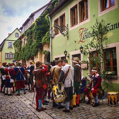 Ferienwohnungen Monteurzimmer Zur Silbernen Kanne Rothenburg ob der Tauber Ngoại thất bức ảnh