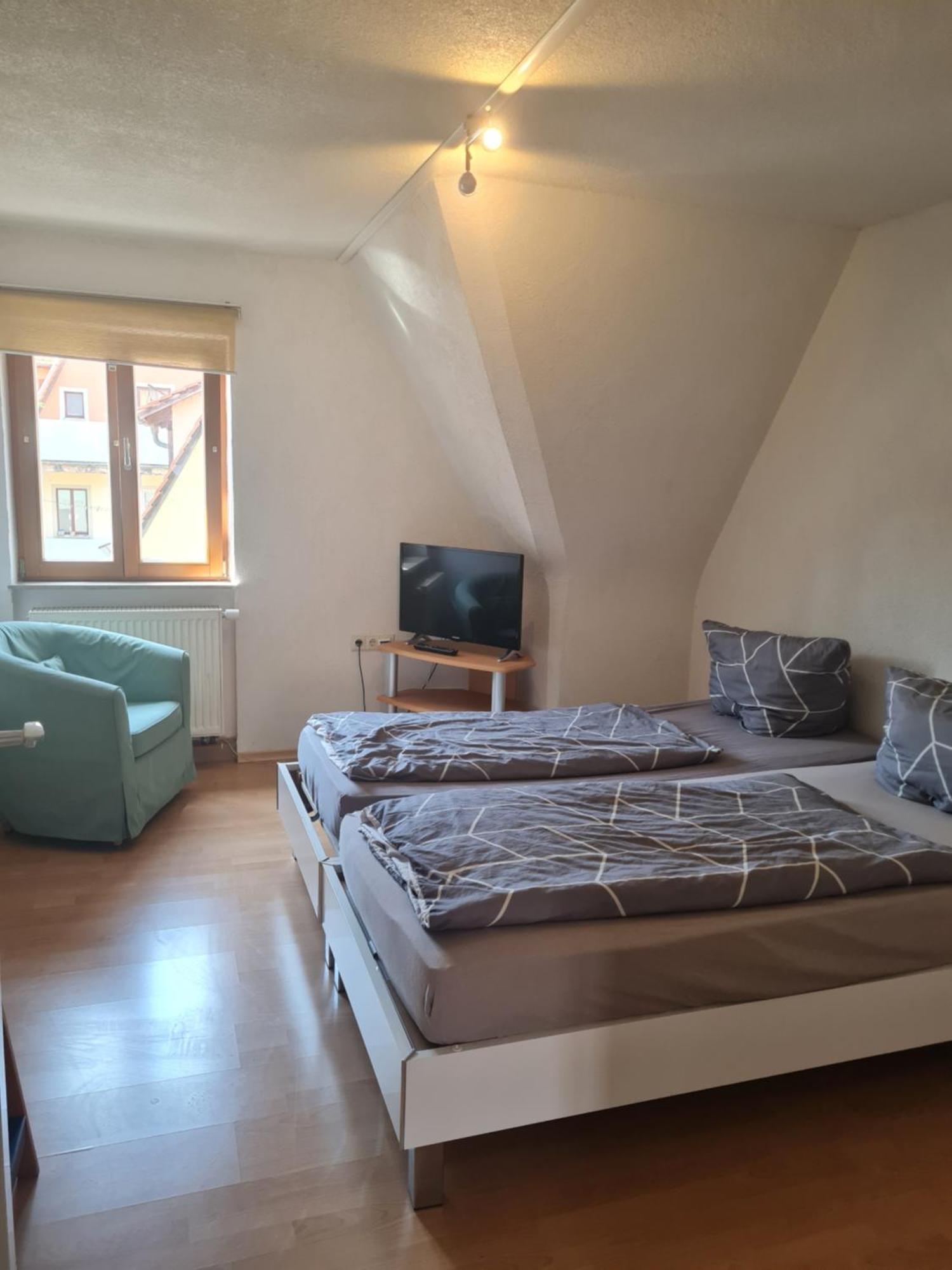 Ferienwohnungen Monteurzimmer Zur Silbernen Kanne Rothenburg ob der Tauber Ngoại thất bức ảnh